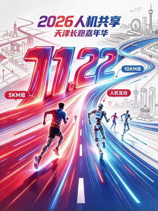2026“人机共享”天津长跑嘉年华
