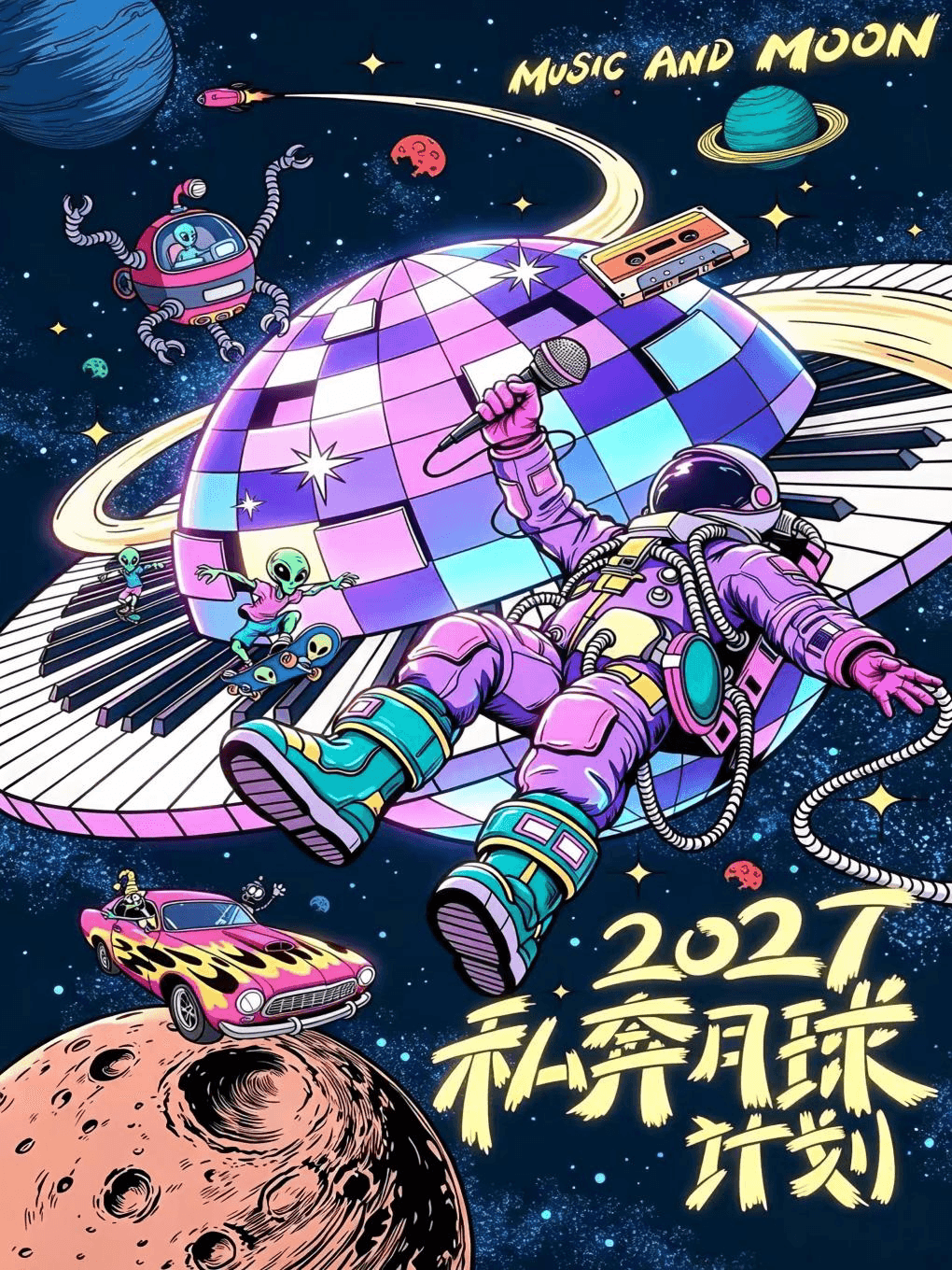 【2027私奔月球计划】流行摇滚民谣跨年演唱会｜千人倒计时321出发-兰州站